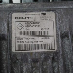 Centralita de motor Renault Clio II 1,5 dci 2005 cm-489