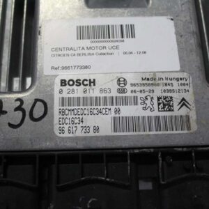 Centralita de motor Citroen C4 II 1,6 hdi 2013 cm-516