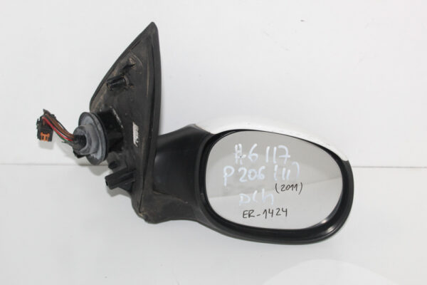 Espejo Electrico derecho Peugeot 206 2011 ER 1424 - Imagen 2