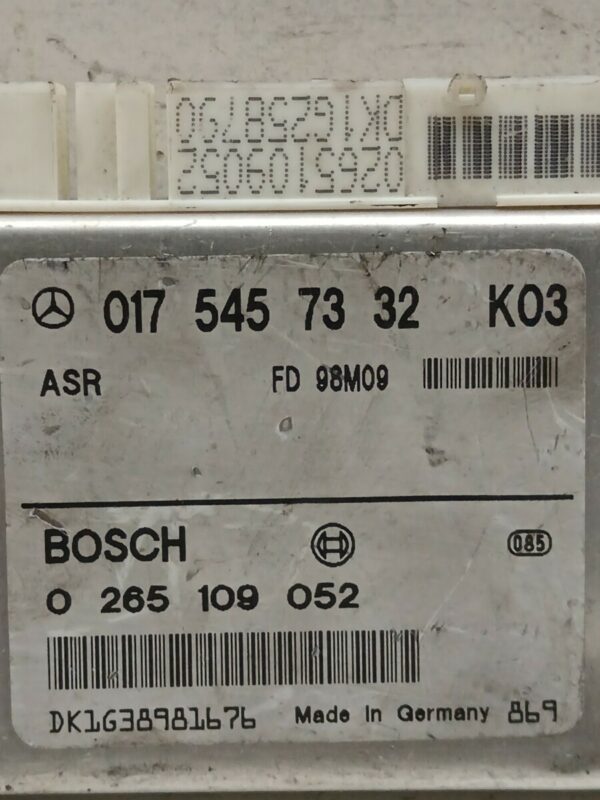 CENTRALITA ASR MERCEDES CLASE E (W210) BERLINA DIESEL 300 Turbodiesel (210.025) DIESEL Motor 3,0 Ltr.  177 CV  [1995 - 2002] 4 Puertas - Imagen 2