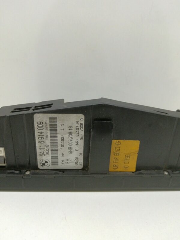 COMANDOS DE CALEFACCIÓN BMW SERIE 3 BERLINA (E46) 2.0 16V Diesel CAT DIESEL Motor 2,0 Ltr.  136 CV  [1998 - 2006] 3 Puertas - Imagen 3
