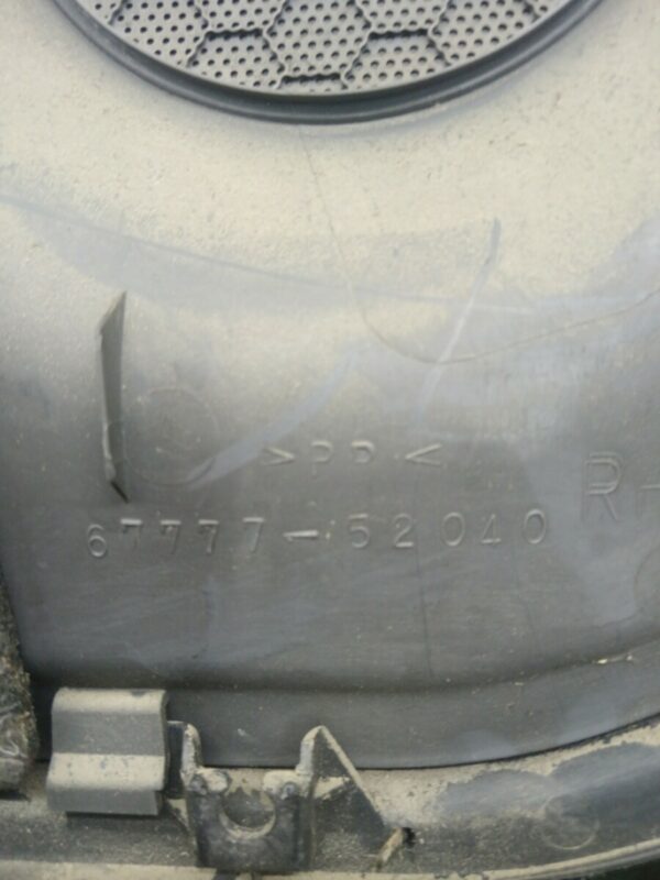 TAPIZADO INTERIOR PUERTA DELANTERO DERECHO TOYOTA YARIS VERSO (NCP2/NLP2) 1.4 D-4D Luna DIESEL Motor 1,4 Ltr.  75 CV  [1999 - 2005] 5 Puertas - Imagen 2