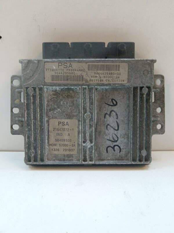 CENTRALITA MOTOR UCE PEUGEOT 206 BERLINA Look NAFTA Motor 1,4 Ltr.  75 CV  [1998 - 2010] 3 Puertas