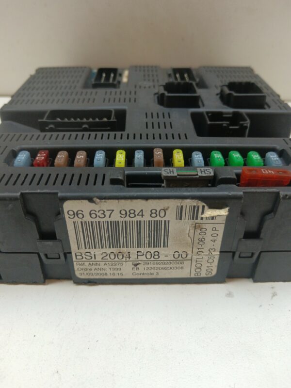 CAJA RELES / FUSIBLES / MODULO BSI CITROEN C4 COUPE VTR DIESEL Motor 1,6 Ltr.  109 CV  [2004 - 2011] 3 Puertas - Imagen 2