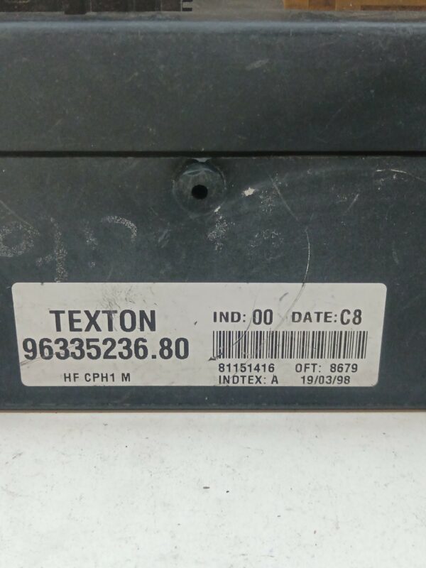 CENTRALITA CIERRE centralizado CITROEN XSARA BERLINA 1.9 Diesel DIESEL Motor 1,9 Ltr.  69 CV  [1997 - 2005] 3 Puertas - Imagen 2