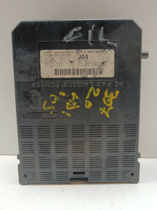 CAJA RELES / FUSIBLES / MODULO BSI PEUGEOT 307 (S1) XR DIESEL Motor 2,0 Ltr.  109 CV  [2001 - 2005] 5 Puertas - Imagen 2