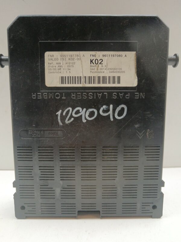CAJA RELES / FUSIBLES / MODULO BSI PEUGEOT 307 (S1) XS DIESEL Motor 2,0 Ltr.  107 CV  [2001 - 2005] 3 Puertas - Imagen 3