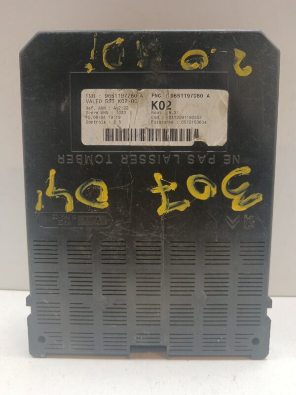 CAJA RELES / FUSIBLES / MODULO BSI PEUGEOT 307 BREAK / SW (S1) SW PACK DIESEL Motor 1,6 Ltr.  109 CV  [2002 - 2005] 5 Puertas - Imagen 2