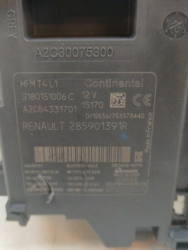 MODULO ELECTRONICO RENAULT CLIO IV Authentique DIESEL Motor 1,5 Ltr.  75 CV  [2012 - 0] 5 Puertas - Imagen 2