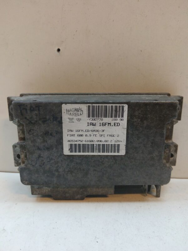 CENTRALITA MOTOR UCE FIAT SEICENTO (187) Brush NAFTA 95 Motor 1,1 Ltr.  54 CV  [1998 - 2002] 3 Puertas