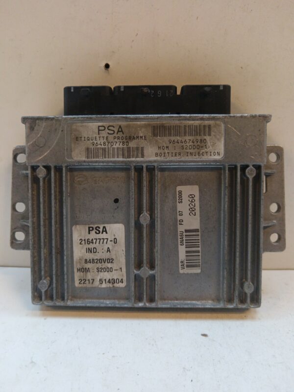 CENTRALITA MOTOR UCE PEUGEOT 406 BERLINA (S1/S2) SVDT DIESEL Motor 2,0 Ltr.  109 CV  [1995 - 2005] 4 Puertas