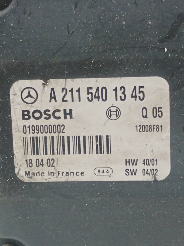 MODULO ELECTRONICO MERCEDES CLASE E (W211) BERLINA E 270 CDI (211.016) DIESEL Motor 2,7 Ltr.  177 CV  [2002 - 2009] 4 Puertas - Imagen 2