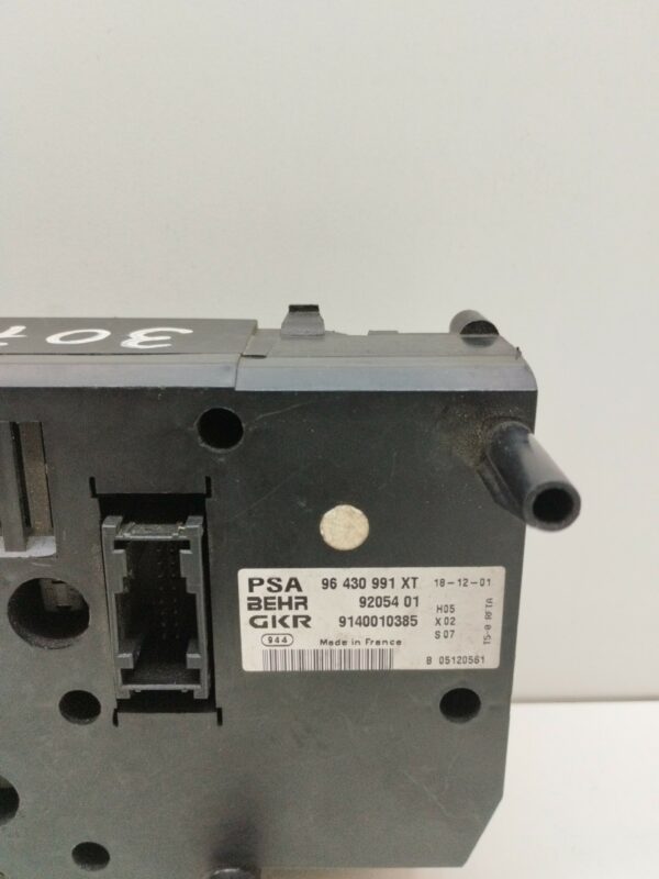 COMANDOS DE CALEFACCIÓN PEUGEOT 307 (S1) XT DIESEL Motor 2,0 Ltr.  107 CV  [2001 - 2005] 3 Puertas - Imagen 3