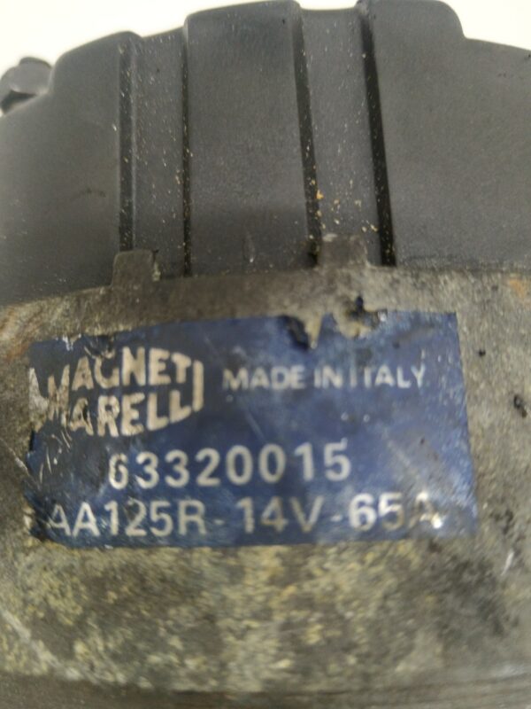 ALTERNADOR FIAT CROMA (182) 2.5 Turbodiesel DIESEL Motor 2,5 Ltr.  116 CV  [1986 - 1996] 3 Puertas - Imagen 3