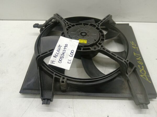 ELECTROVENTILADOR HYUNDAI ACCENT (X3) 1.3 GLS NAFTA Motor 1,3 Ltr.  60 CV  [1994 - 1997] 5 Puertas - Imagen 2