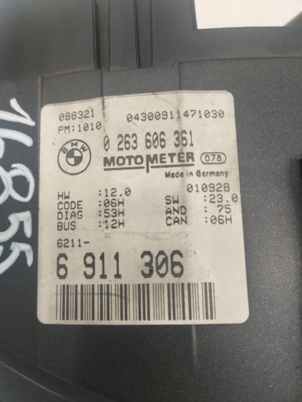 TABLERO DE INSTRUMENTOS BMW SERIE 3 BERLINA (E46) 1.8 16V NAFTA 95 Motor 1,8 Ltr.  116 CV  [1998 - 2006] 3 Puertas - Imagen 5
