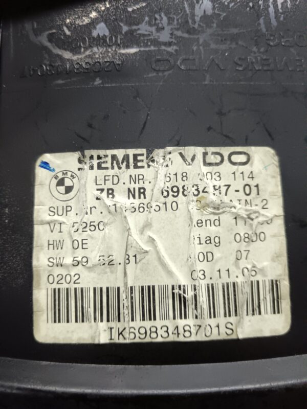 TABLERO DE INSTRUMENTOS BMW SERIE 3 TOURING (E91) 320d DIESEL Motor 2,0 Ltr.  163 CV  [2005 - 2012] 5 Puertas - Imagen 6