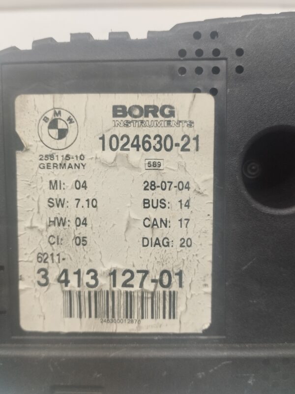 TABLERO DE INSTRUMENTOS BMW X3 (E83) 3.0d DIESEL Motor 3,0 Ltr.  218 CV  [2003 - 2010] 5 Puertas - Imagen 4