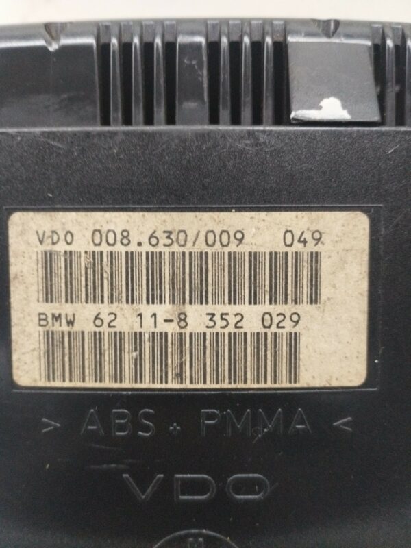 TABLERO DE INSTRUMENTOS BMW SERIE 7 (E38) 3.0 24V Turbodiesel CAT DIESEL Motor 3,0 Ltr.  193 CV  [1994 - 2001] 3 Puertas - Imagen 2