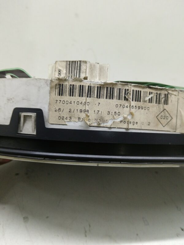 TABLERO DE INSTRUMENTOS RENAULT CLIO II FASE I (B/CBO) 1,2 NAFTA 95 Motor 1,2 Ltr.  58 CV  [1998 - 2001] 3 Puertas - Imagen 3