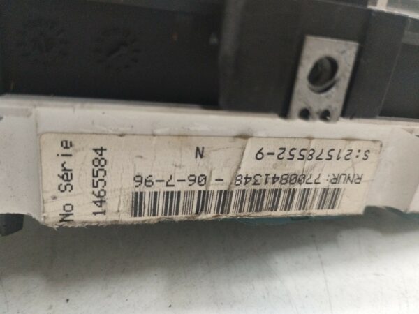 TABLERO DE INSTRUMENTOS RENAULT CLIO I FASE I+II (B/C57) 1.2 Alize NAFTA Motor 1,2 Ltr.  58 CV  [1991 - 1998] 3 Puertas - Imagen 2