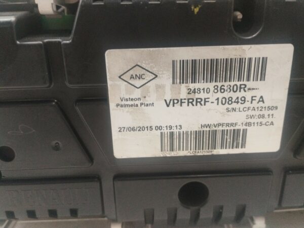 TABLERO DE INSTRUMENTOS RENAULT CLIO IV Business  Motor 1,5 Ltr.  75 CV  [2012 - 0] 5 Puertas - Imagen 2