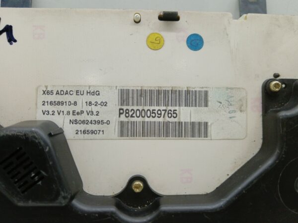 TABLERO DE INSTRUMENTOS RENAULT CLIO II FASE II (B/CB0) Billabong NAFTA Motor 1,2 Ltr.  75 CV  [2001 - 2013] 3 Puertas - Imagen 5