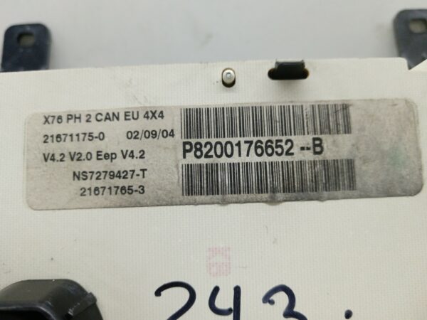 TABLERO DE INSTRUMENTOS RENAULT KANGOO (F/KC0) 1.5 dCi Diesel DIESEL Motor 1,5 Ltr.  65 CV  [2003 - 2014] 3 Puertas - Imagen 5