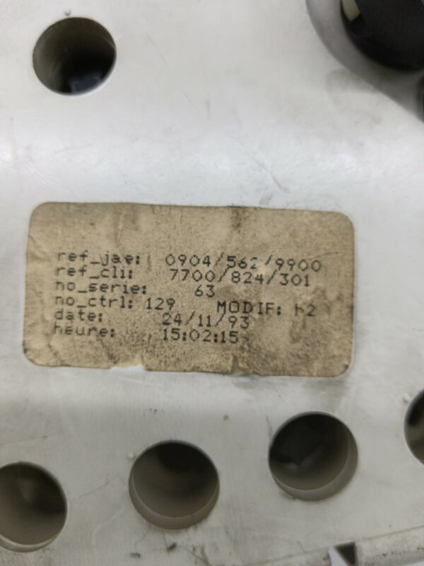 TABLERO DE INSTRUMENTOS RENAULT LAGUNA (B56) 1.9 dCi Diesel CAT DIESEL Motor 1,9 Ltr.  107 CV  [1998 - 2001] 3 Puertas - Imagen 5