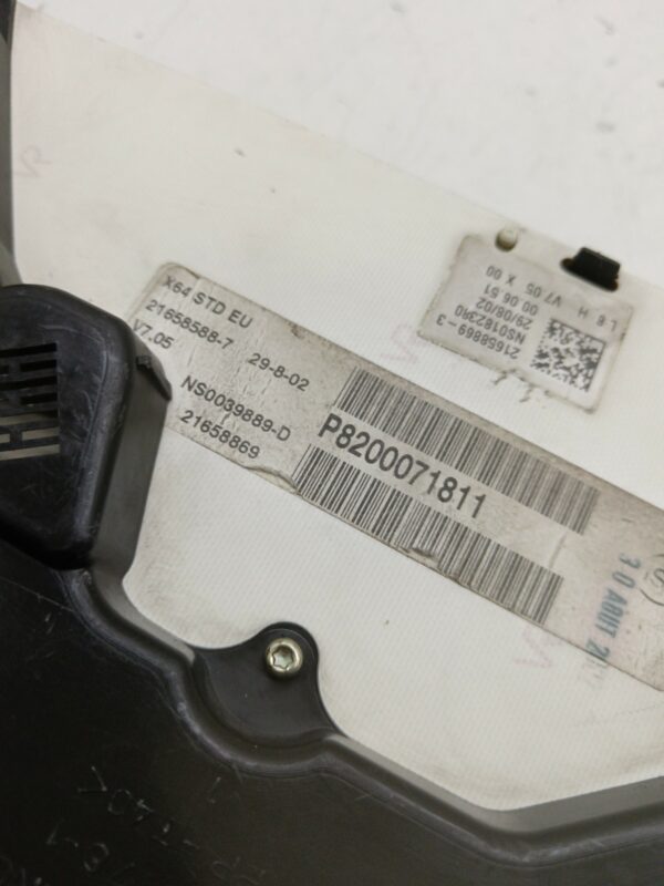 TABLERO DE INSTRUMENTOS RENAULT SCENIC (JA..) 1.9 dCi Diesel CAT DIESEL Motor 1,9 Ltr.  102 CV  [1999 - 2003] 3 Puertas - Imagen 5