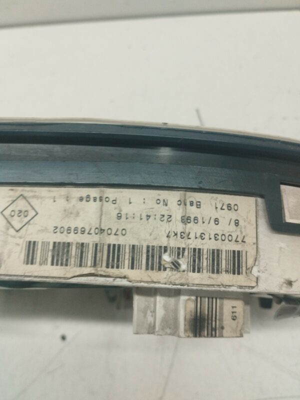 TABLERO DE INSTRUMENTOS RENAULT KANGOO (F/KC0) Expression NAFTA Motor 1,2 Ltr.  75 CV  [1997 - 2005] 4 Puertas - Imagen 2