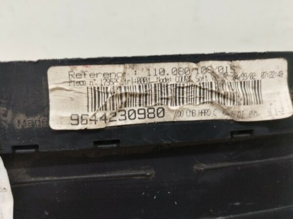 TABLERO DE INSTRUMENTOS PEUGEOT 406 BERLINA (S1/S2) 2.0 16V CAT NAFTA Motor 2,0 Ltr.  136 CV  [1995 - 2005] 3 Puertas - Imagen 2