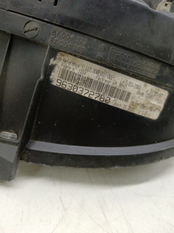 TABLERO DE INSTRUMENTOS PEUGEOT 406 BERLINA (S1/S2) 2.0 HDi DIESEL Motor 2,0 Ltr.  109 CV  [1995 - 2005] 3 Puertas - Imagen 3