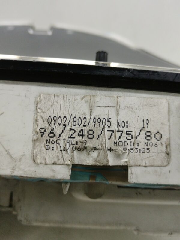 TABLERO DE INSTRUMENTOS CITROEN SAXO 1.5 Diesel CAT (VJY. VJZ / TUD5) DIESEL Motor 1,5 Ltr.  54 CV  [1996 - 2000] 3 Puertas - Imagen 3