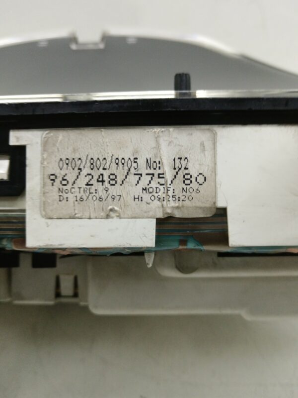 TABLERO DE INSTRUMENTOS CITROEN SAXO 1.5 Diesel CAT (VJY. VJZ / TUD5) DIESEL Motor 1,5 Ltr.  54 CV  [1996 - 2000] 3 Puertas - Imagen 3