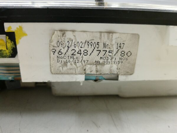 TABLERO DE INSTRUMENTOS CITROEN SAXO 1.5 D SX DIESEL Motor 1,5 Ltr.  54 CV  [1996 - 2000] 5 Puertas - Imagen 3