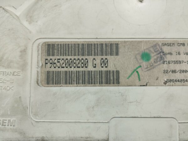 TABLERO DE INSTRUMENTOS CITROEN C3 1.1 X NAFTA 95 Motor 1,1 Ltr.  60 CV  [1995 - 2010] 5 Puertas - Imagen 2