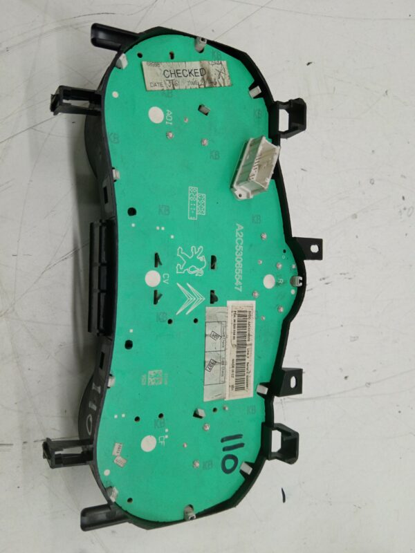 TABLERO DE INSTRUMENTOS PEUGEOT 207 1.6 HDi CAT (9HZ / DV6TED4) DIESEL Motor 1,6 Ltr.  109 CV  [2006 - 2012] 3 Puertas - Imagen 4