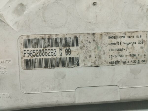 TABLERO DE INSTRUMENTOS CITROEN C3 1,1 NAFTA 95 Motor 1,1 Ltr.  60 CV  [1995 - 2010] 3 Puertas - Imagen 2