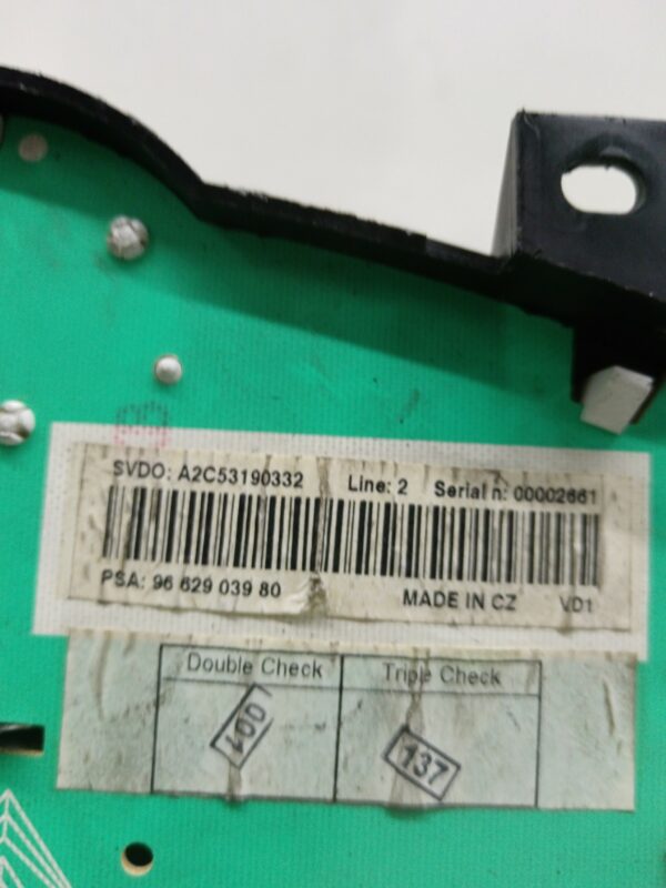 TABLERO DE INSTRUMENTOS PEUGEOT 207 1.6 HDi DIESEL Motor 1,6 Ltr.  109 CV  [2006 - 2012] 3 Puertas - Imagen 3