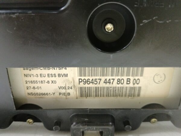 TABLERO DE INSTRUMENTOS CITROEN XSARA BERLINA 1.8 16V CAT (LFY / XU7JP4) NAFTA Motor 1,8 Ltr.  110 CV  [1997 - 2005] 3 Puertas - Imagen 4