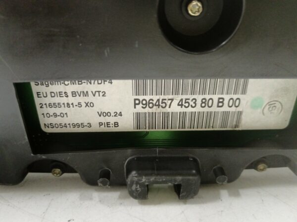 TABLERO DE INSTRUMENTOS CITROEN XSARA COUPE 2.0 HDi CAT (RHY / DW10TD) DIESEL Motor 2,0 Ltr.  90 CV  [1997 - 2005] 3 Puertas - Imagen 4