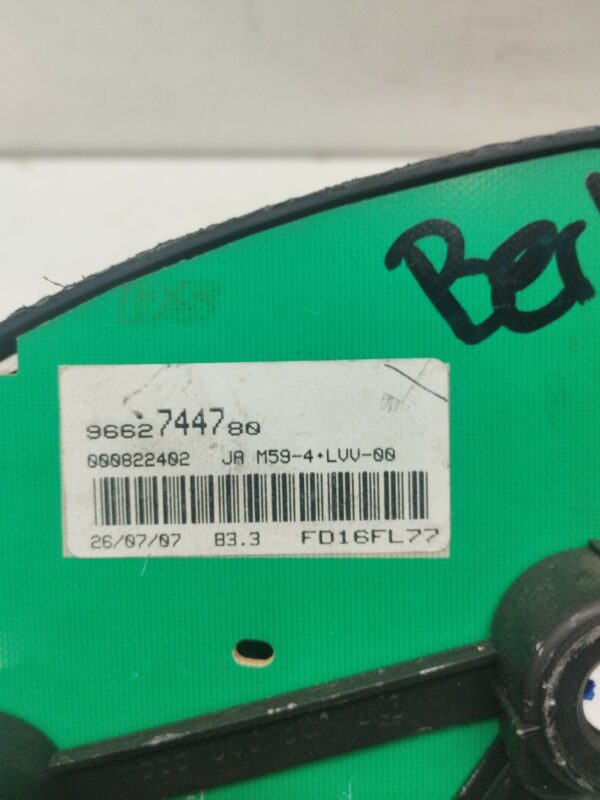 TABLERO DE INSTRUMENTOS CITROEN BERLINGO 1.6 HDi 92 Multispace DIESEL Motor 1,6 Ltr.  90 CV  [2002 - 2011] 5 Puertas - Imagen 2