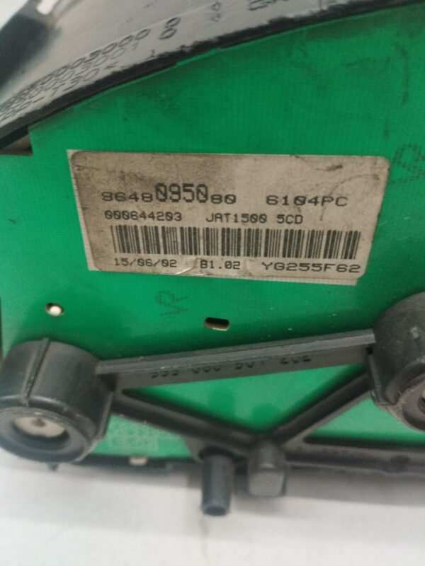 TABLERO DE INSTRUMENTOS PEUGEOT 206 BERLINA XR DIESEL Motor 1,9 Ltr.  69 CV  [1998 - 2010] 3 Puertas - Imagen 2