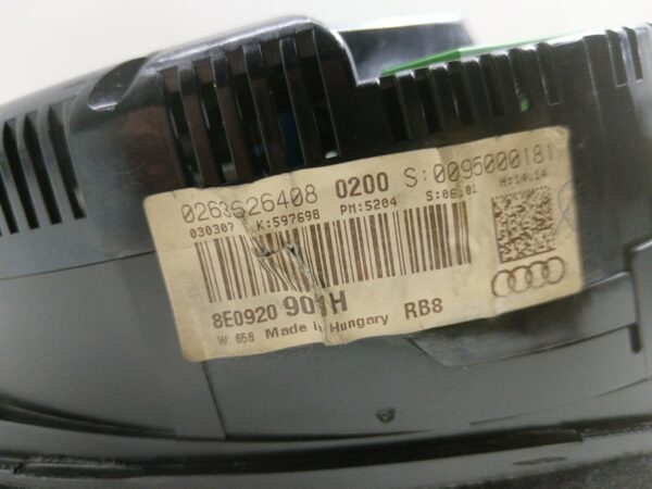 TABLERO DE INSTRUMENTOS AUDI A4 AVANT (8E) 2.0 TDI DIESEL Motor 2,0 Ltr.  140 CV  [2004 - 2008] 5 Puertas - Imagen 5