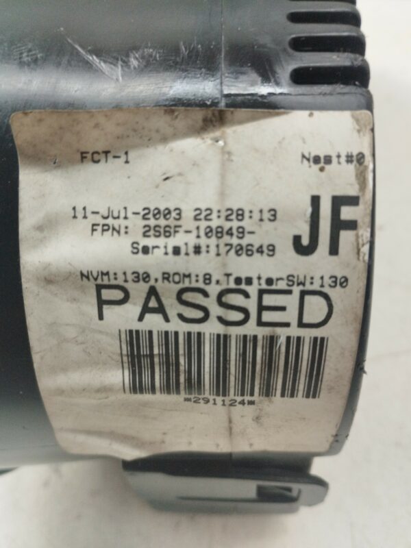 TABLERO DE INSTRUMENTOS FORD FIESTA (CBK) Ambiente DIESEL Motor 1,4 Ltr.  68 CV  [2001 - 2008] 3 Puertas - Imagen 2
