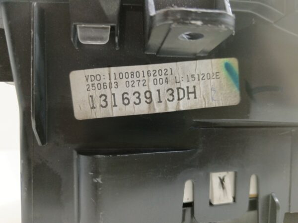 TABLERO DE INSTRUMENTOS CHEVROLET MERIVA Cosmo NAFTA 95 Motor 1,6 Ltr.  87 CV  [2003 - 2008] 5 Puertas - Imagen 4