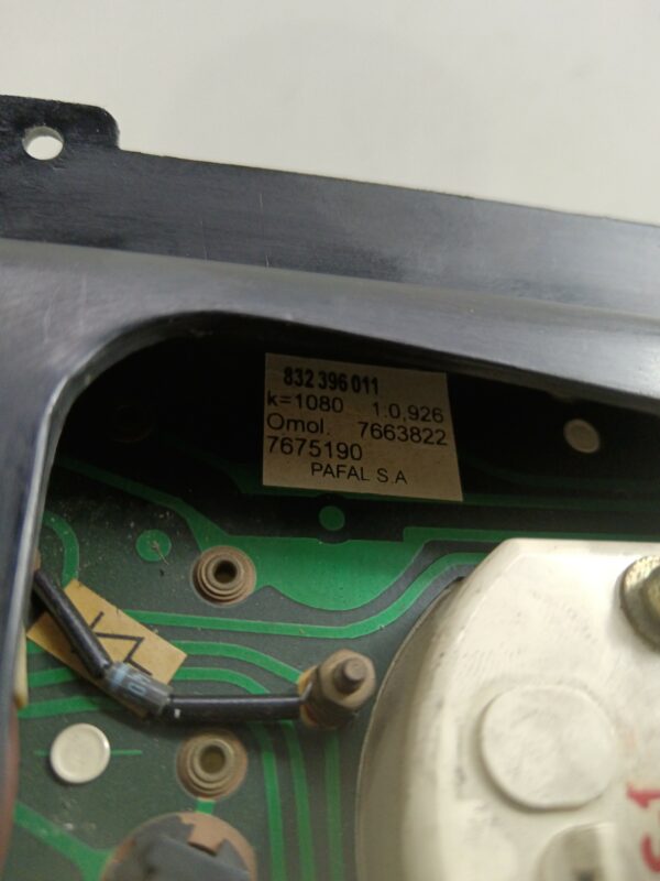 TABLERO DE INSTRUMENTOS FIAT CINQUECENTO (170) 0.9 I.E. NAFTA Motor 0,9 Ltr.  39 CV  [1993 - 1998] 3 Puertas - Imagen 3