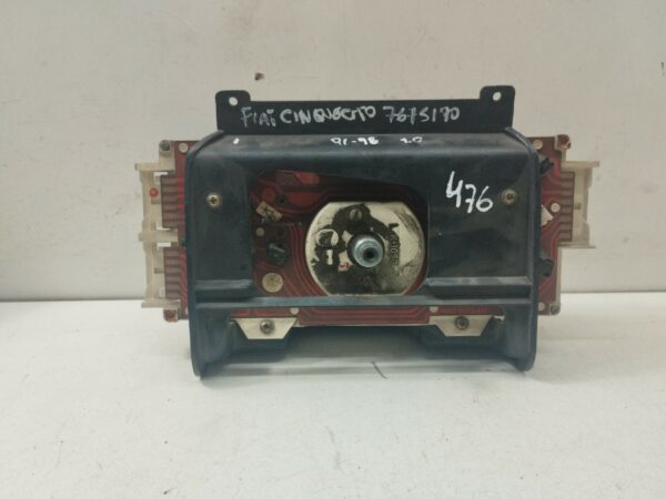 TABLERO DE INSTRUMENTOS FIAT CINQUECENTO (170) 0.9 I.E. NAFTA Motor 0,9 Ltr.  39 CV  [1993 - 1998] 3 Puertas - Imagen 2