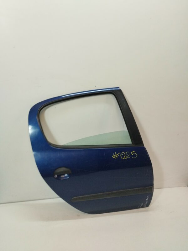 PUERTA TRASERA DERECHA PEUGEOT 206 BERLINA XT DIESEL Motor 1,4 Ltr.  68 CV  [1998 - 2010] 5 Puertas - Imagen 2